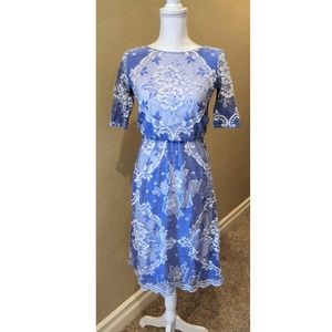 Asos Blue Floral Dress